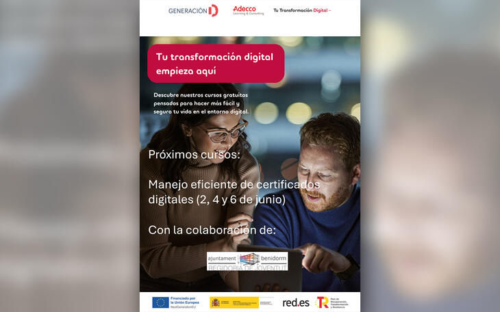 Juventud lanza un curso para formar a los jóvenes en el manejo de certificados digitales